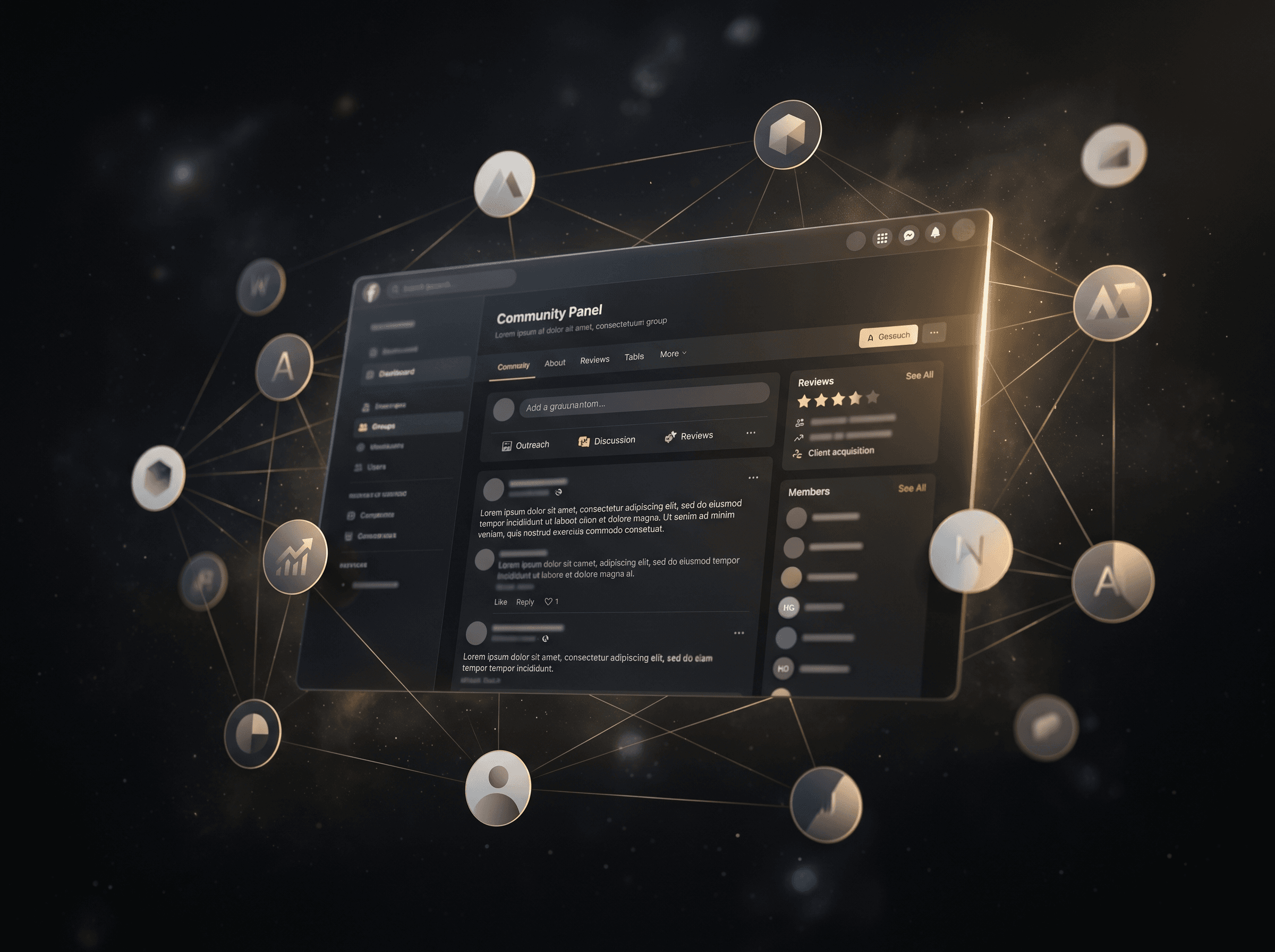 MASCARA private Facebook community for client acquisition