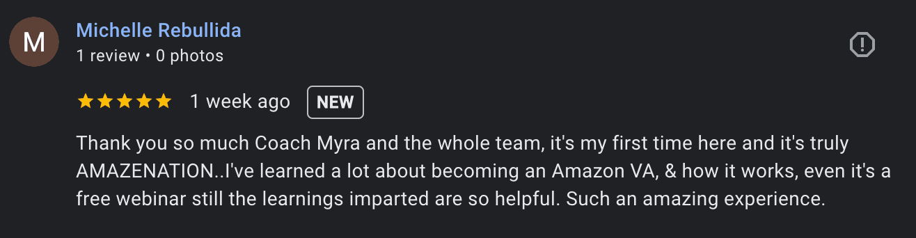 Review from Michelle Rebullida